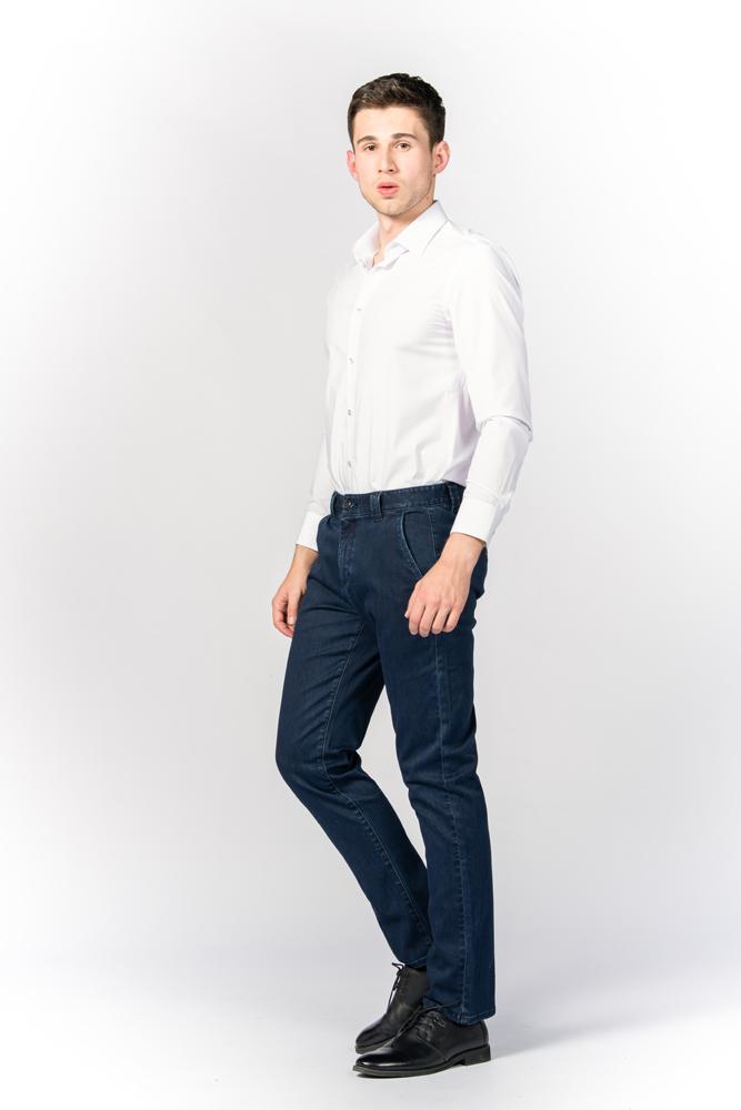 Jeans Men Pants Denim Straight Casual Business